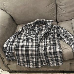 Michael Brandon Checkered Shirt